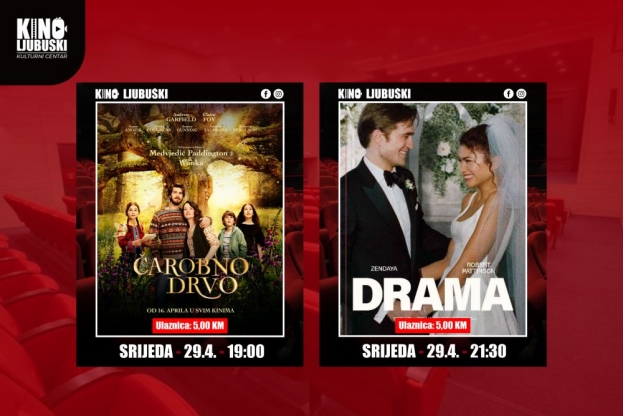 VEČERAS U KINU LJUBU&Scaron;KI: Obiteljska čarolija i odlična komedija