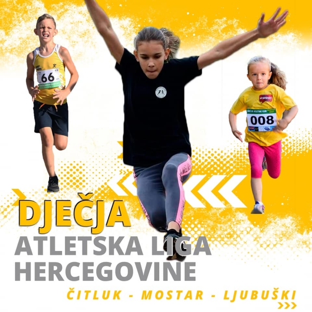 Kreće Dječja atletska liga Hercegovine, prvo kolo u Ljubuškom