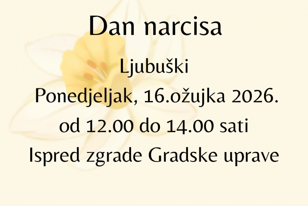 Dan narcisa danas u Ljubu&scaron;kom: Podr&scaron;ka ženama oboljelim od raka dojke