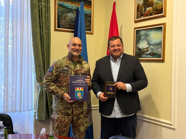 Gradonačelnik Ljubuškog Vedran Markotić primio zapovjednika EUFOR-a