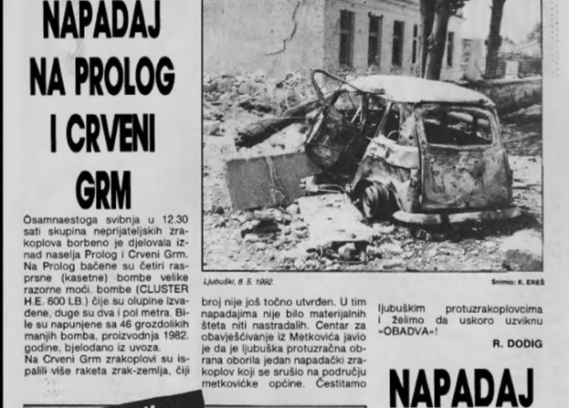 Na današnji dan 1992. godine JNA bombardirala Prolog i Crveni Grm