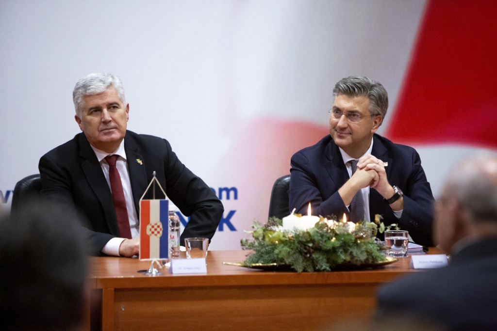Plenković i Čović u Mostaru: Hrvatska uložila pola milijarde eura u projekte u BiH