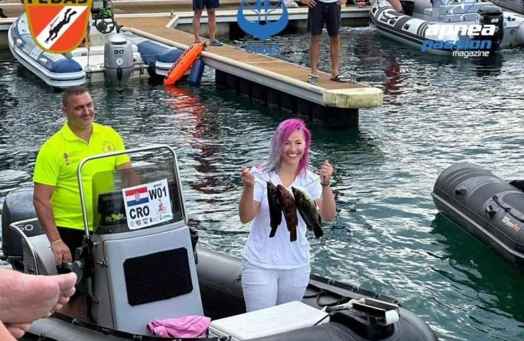 Ljubušanka Gabriela Milićević briljirala na Svjetskom prvenstvu u podvodnom ribolovu u Španjolskoj [FOTO]