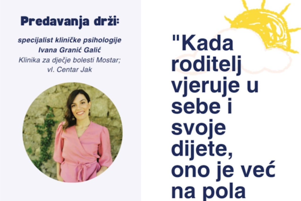 Najava: Ciklus radionica za roditelje u Dječjem vrtiću Ljubuški