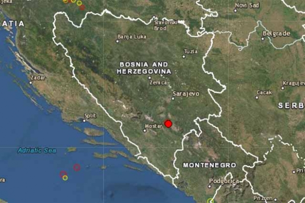 Potres na dubini od 2 km prodrmao Hercegovinu