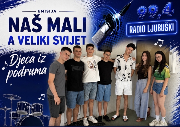 U emisiji „Naš mali, a veliki svijet“ gostovala „Djeca iz podruma“