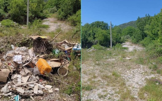 Sanirana divlja deponija otpada kod Ljubuškog