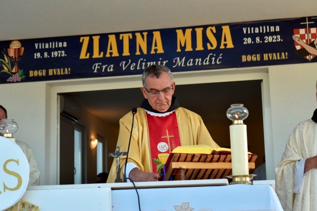 Proslavljena zlatna misa fra Velimira Mandića