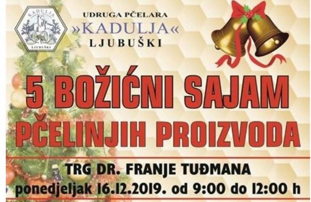 Božićni sajam Udruge pčelara Kadulja Ljubuški