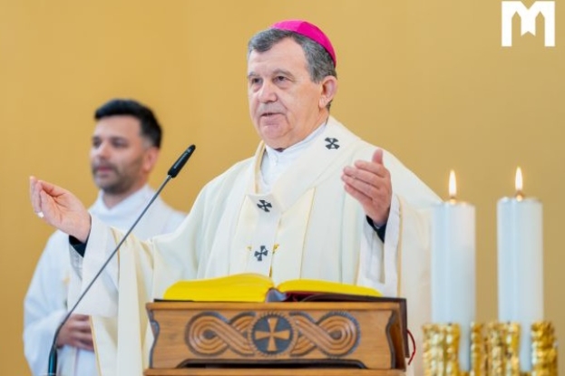 Nadbiskup Tomo Vukšić na svetkovinu Uzašašća Gospodinova slavio misu u Međugorju