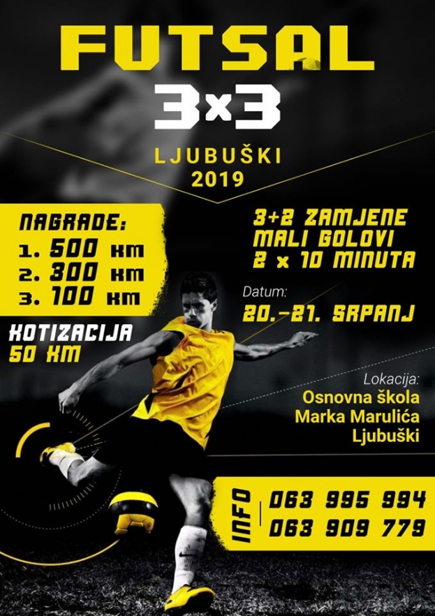 Malonogometni turnir 3x3 Ljubuški [najava]