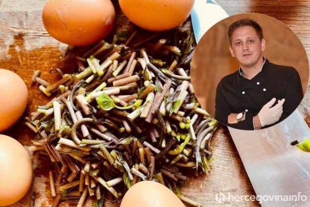 Kuhajte s Tomislavom: Hercegovačka kajgana od kuka, mladog luka i pršuta