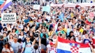 Hrvatima je prekipjelo: Tisuće ljudi na antikorona prosvjedu