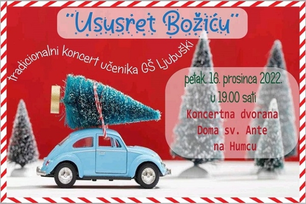 U petak tradicionalni koncert Glazbene škole Ljubuški “Ususret Božiću”
