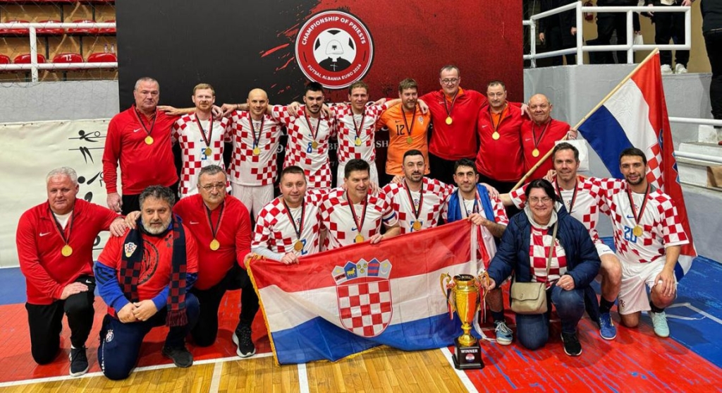 Reprezentacija svećenika RH osvojila Europsko prvenstvo u malom nogometu