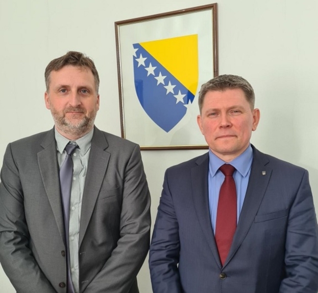 Pomoćnik ministrice vanjskih poslova Frano Planinić primio u posjetu otpravnika poslova Veleposlanstva Ukrajine u BiH