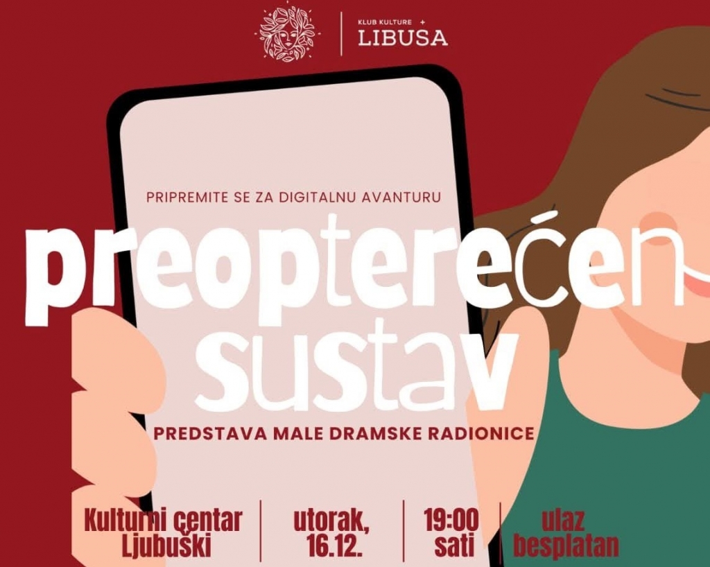 KK Libuša poziva na predstavu “Preopterećen sustav”