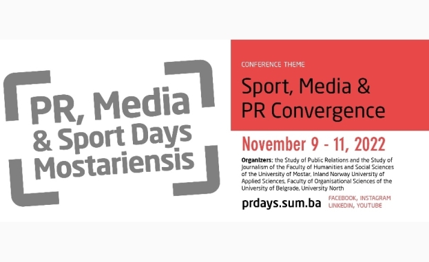 Najava konferencije PR, Media &amp; Sport Days Mostariensis