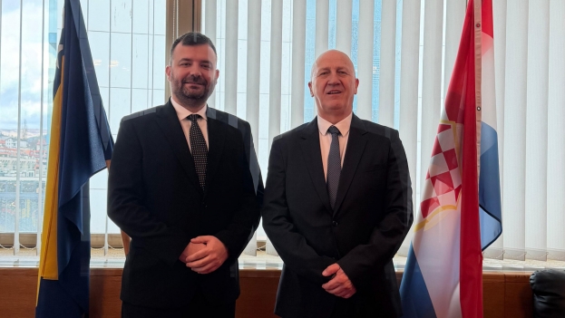 Zamjenik ministra sigurnosti BiH Ivica Bo&scaron;njak i Ministar MUP-a ŽZH Mladen Bebek razgovarali o jačanju suradnje i sigurnosnim izazovima