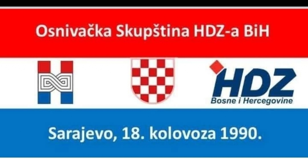 Na današnji dan prije 35. godina u Sarajevu osnovan HDZ BiH