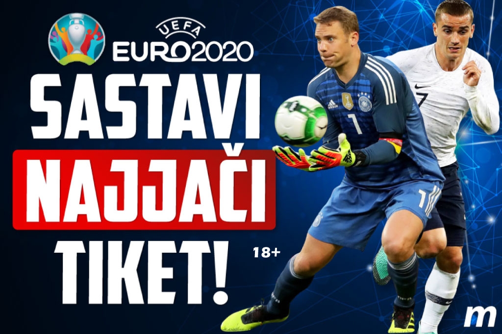 NAJPROFITABILNIJI DAN NA EURO 2020: Meridian – PORTUGAL 4.63, FRANCUSKA 5.30!