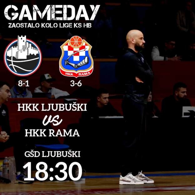 HKK Ljubu&scaron;ki večeras protiv Rame, nagradna igra na poluvremenu