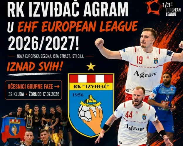 RK Izviđač Agram igrat će EHF European League