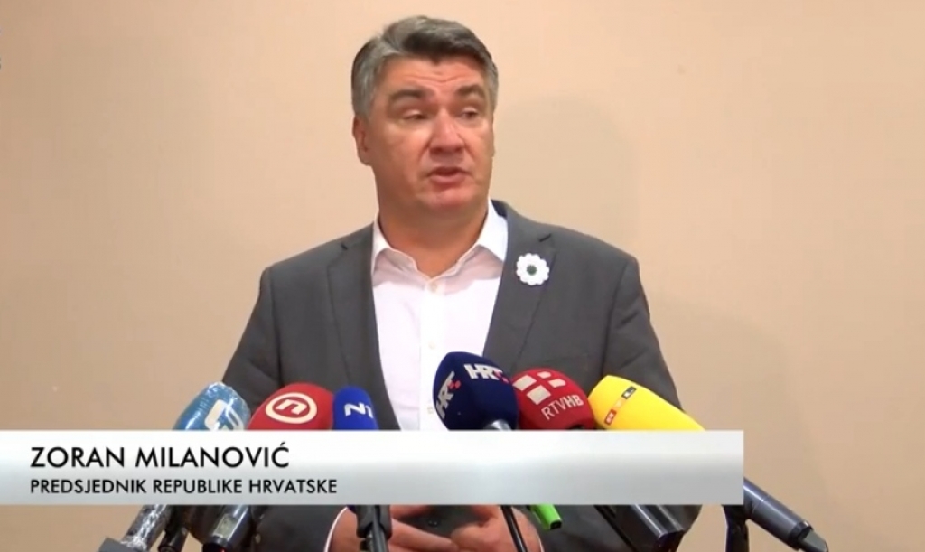 Milanović: Željko Komšić nije predstavnik hrvatskog naroda