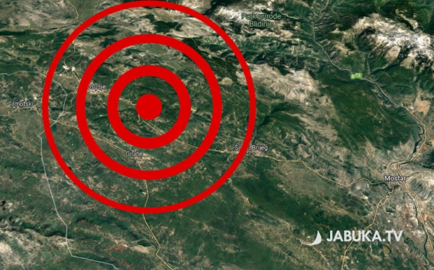 Snažan potres se osjetio u Hercegovini