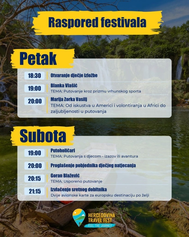 Hercegovina Travel Fest stiže u Ljubuški 25. i 26. rujna: Četiri putopisne priče, izložba i nagradna igra za posjetitelje