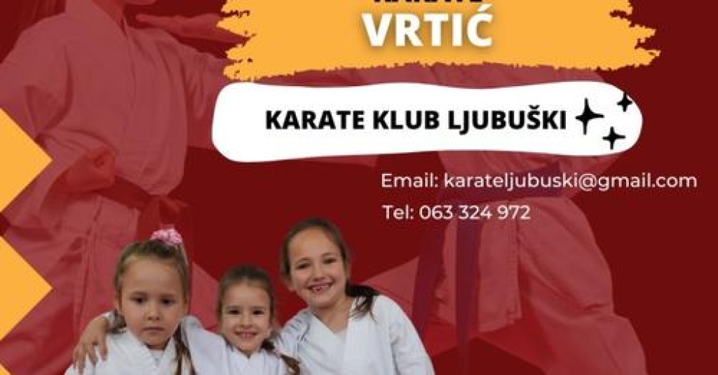 Karate klub Ljubuški vrši upis novih članova