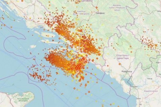 Sustav Blitzortung zabilježio više od 25 tisuća udara munja u Dalmaciji i Hercegovini