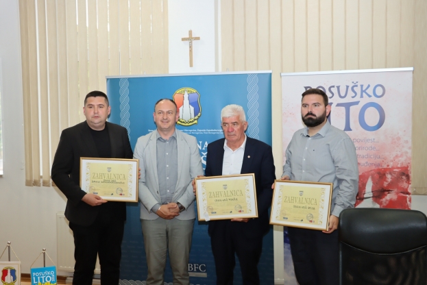 Predstavnici Crvenog križa FBiH i županijske organizacije posjetili općinu Posu&scaron;je