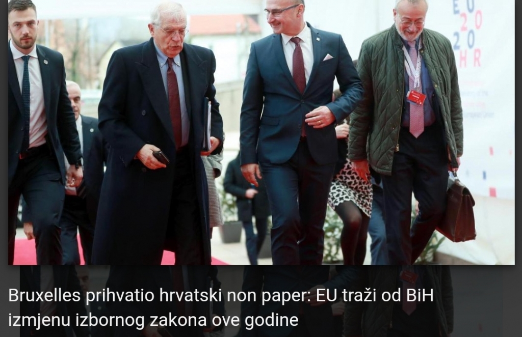 EU traži od BiH izmjenu izbornog zakona ove godine
