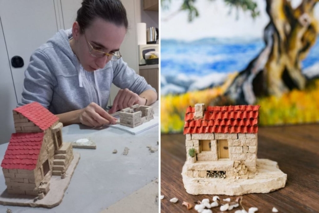 UPOZNAJTE ART LAPIS Nikolina iz Ljubuškog izrađuje ručno rađene suvenire hercegovačkih kamenih kuća