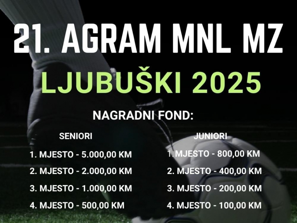 Prijave za 21. Agram ligu mjesnih zajednica Grada Ljubuškog