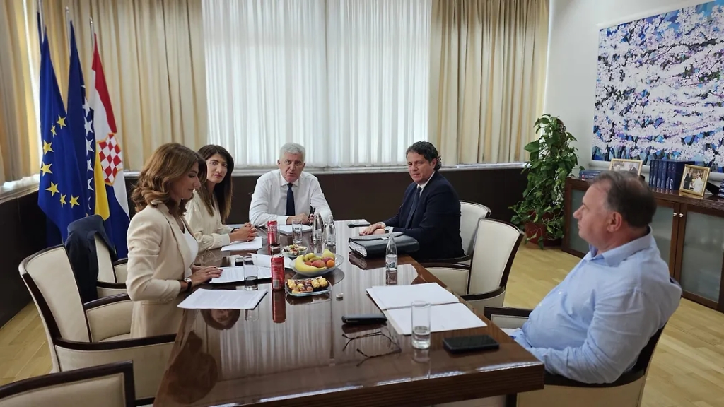 Ministar financija Toni Kraljević na radnom sastanku u Sarajevu s federalnim dužnosnicima