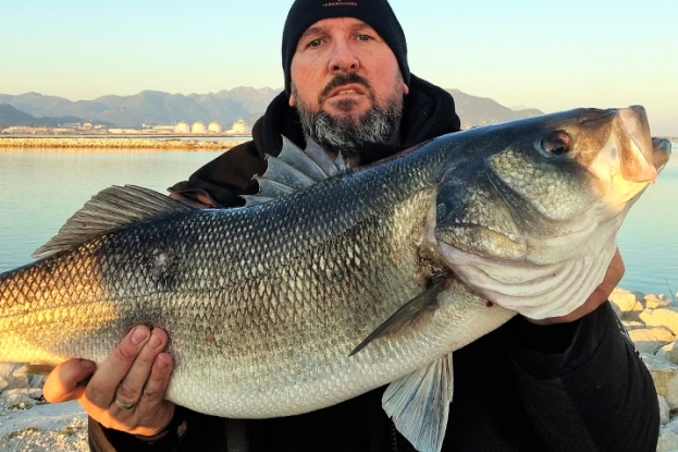 Ljubušak spinningom u zoru nasukao brancina težeg od 8 kilograma