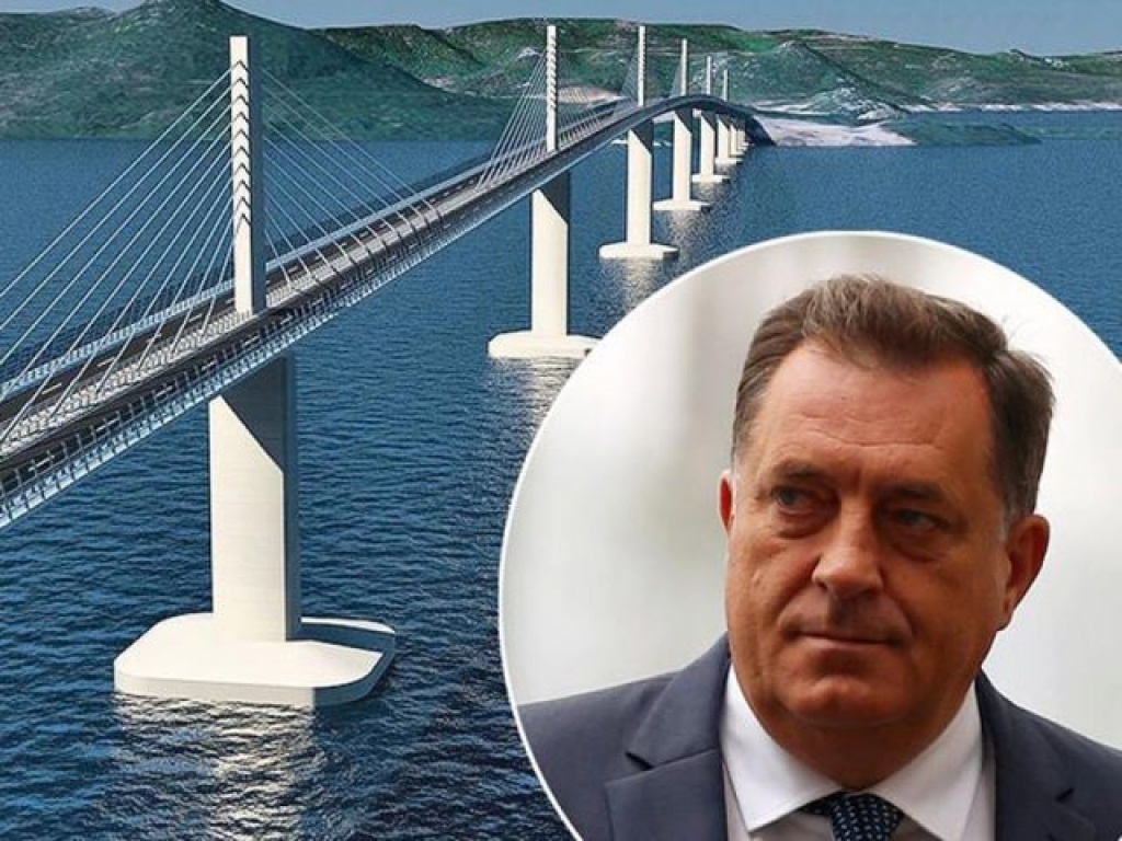 Milorad Dodik izgradnju mosta Pelješac proglasio vitalnim nacionalnim interesom srpskog naroda u BiH