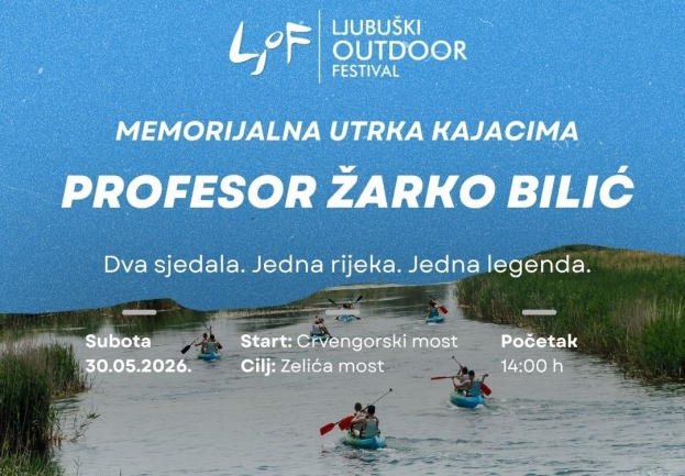 LJOF 2026: Memorijalna utrka kajacima &ldquo;Prof. Žarko Bilić&rdquo;