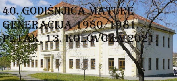 Obavijest o proslavi 40. obljetnice mature učenika Gimnazije Ljubuški