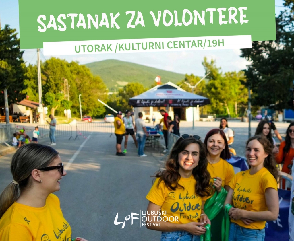 Poziv na sastanak volontera za LJOF 2025