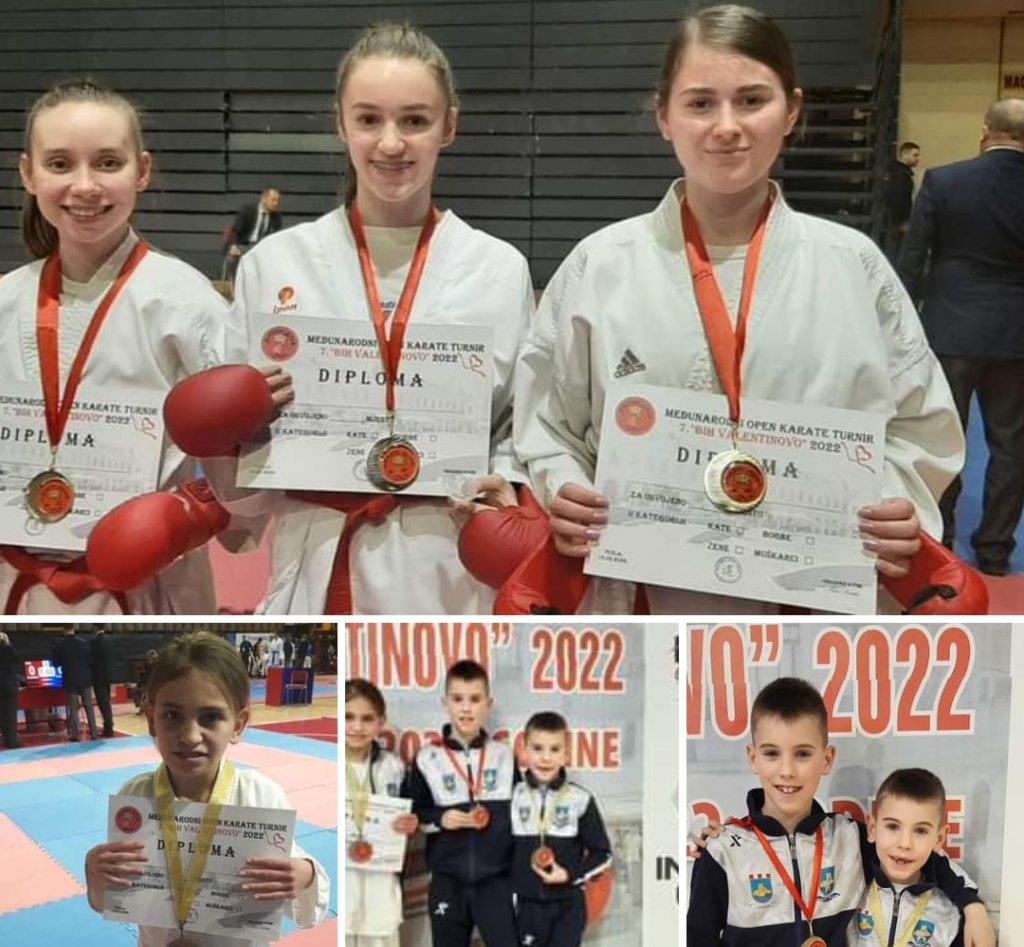 Žetva medalja Karate kluba Ljubuški na turniru u Tuzli