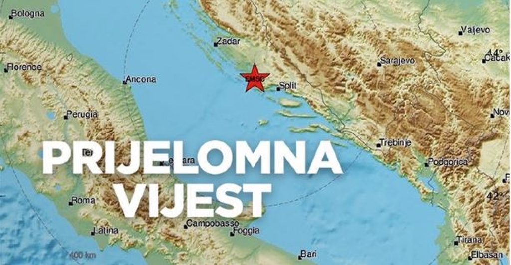 Potres u Hercegovini nije izazvao trajno pomicanja tla