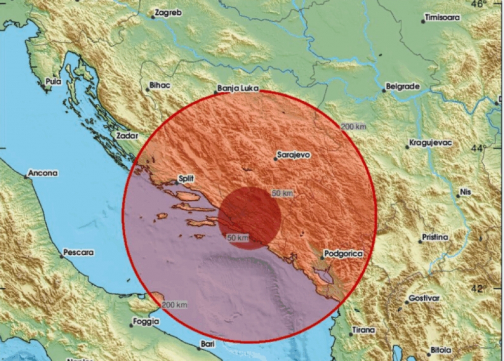 Potres jačine 4,5 po Richteru osjetio se na &scaron;irem području Hercegovine