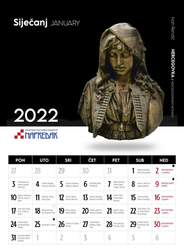 Iz tiska izišao Napretkov kalendar za 2022. godinu