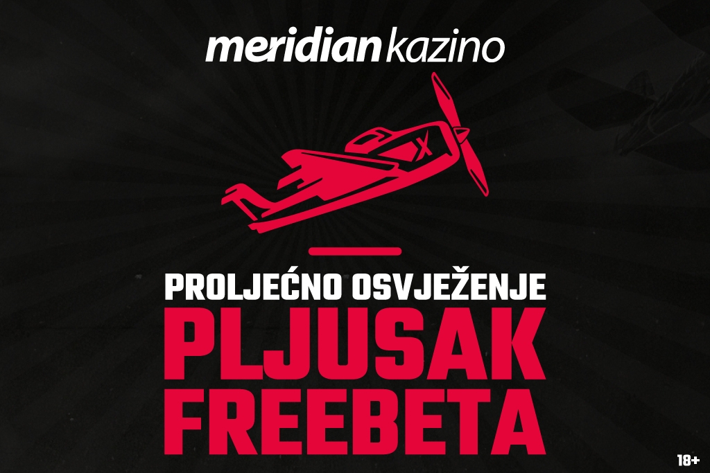 Meridian nagrađuje sve igrače BESPLATNIM FREEBETOVIMA! Poklon 30 KM za registraciju!