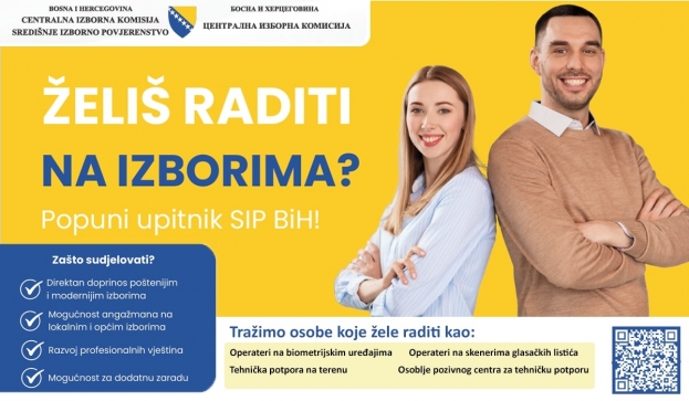 Traže se operateri za rad na izborima