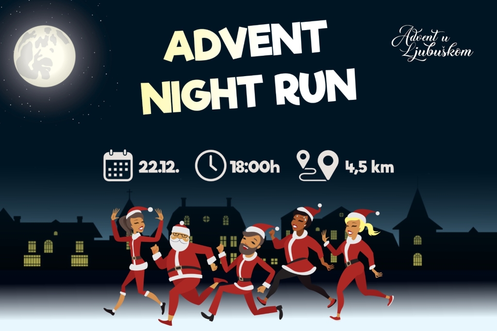 Prijavi se na Advent Night Run u Ljubuškom: Trčanje za blagdanski duh