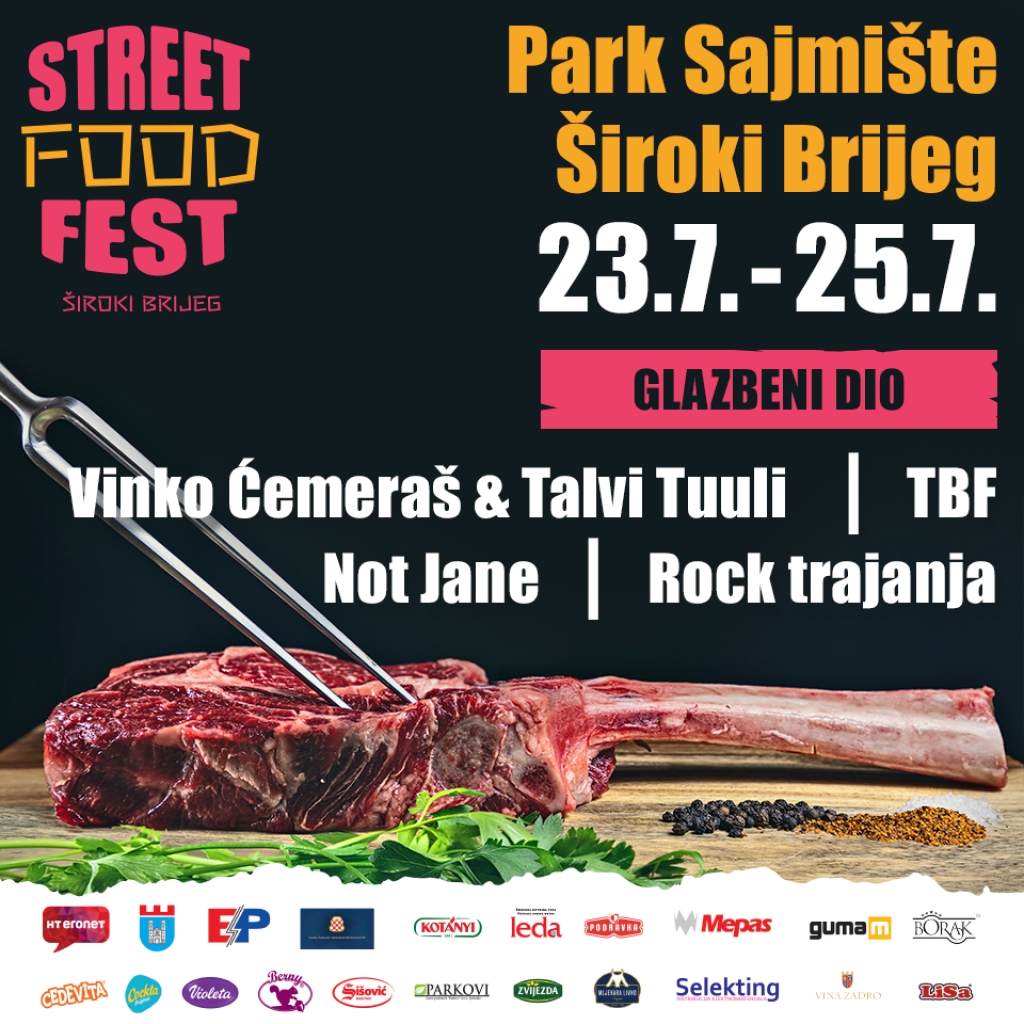 Počinje drugo izdanje Street Food Festa – donosimo detaljan trodnevni program